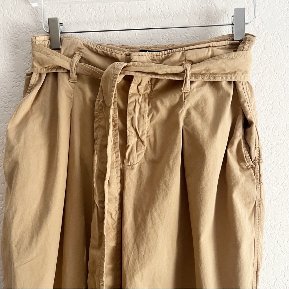 RALPH LAUREN Tan High Rise Tapered Chino With Belt Size 4 - Picture 5 of 11